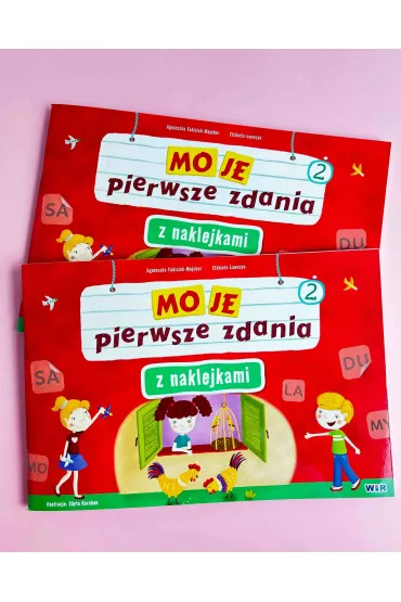 Moje pierwsze zdania z naklejkami wielokrotnego u�ytku zeszyt 2 - Agnieszka Fabisiak-Majcher, El�bieta �awczys