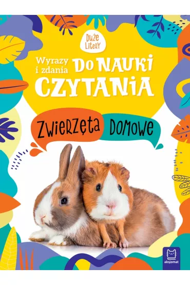 Zwierz�ta domowe. Wyrazy i zdania do nauki czytania. Du�e litery - Monika Basiejko