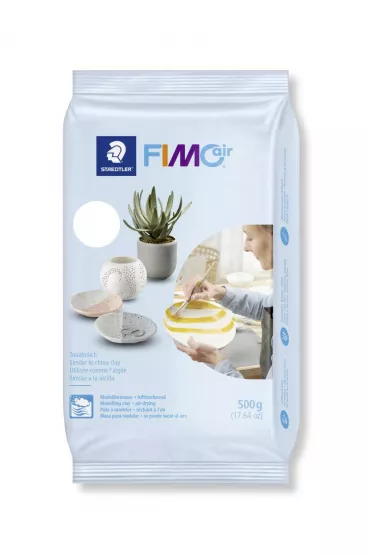 Staedtler Masa plastyczna Fimo Air Basic bia�a 500g