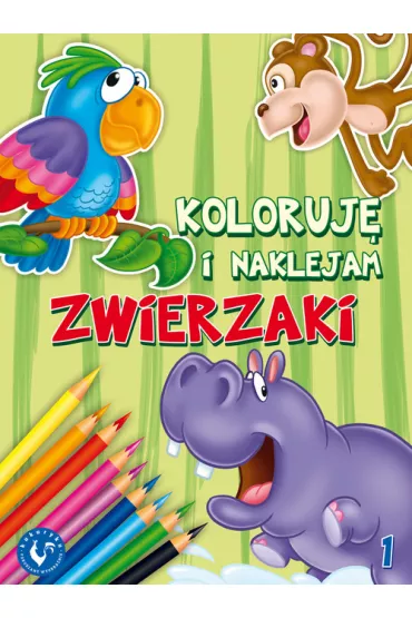 Koloruj� i naklejam zwierzaki 1