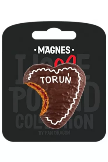 Pan Dragon Magnes I love Poland Toru�
