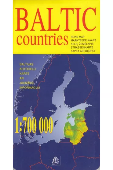 Kraje ba�tyckie mapa 1:700 000