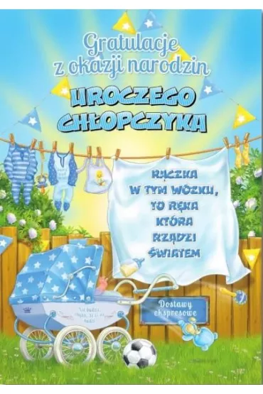 Trend Kartka okoliczno�ciowa Narodziny MF42