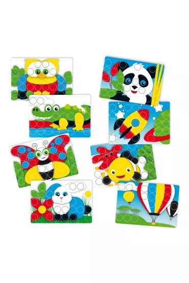 Mozaika Pixel Junior Basic Panda Quercetti