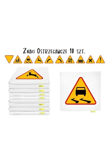 Poduszki Znaki Drogowe 3cm 10 szt Akson