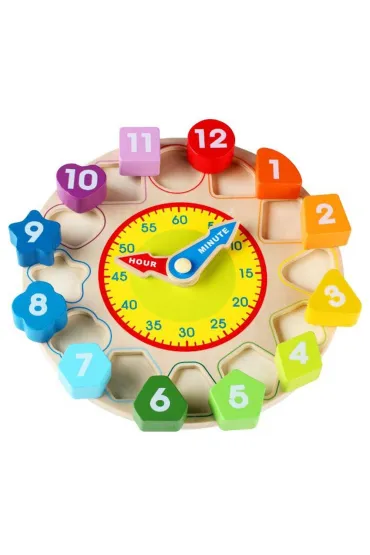 Pomys�owy Skrzat - Zegar Drewniany Askato