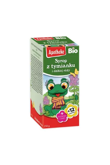 Apotheke Syrop dla dzieci z tymianku i dzikiej r�y 250 g Bio