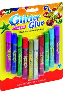 Amos Klej Glitter Glue Classic 10 szt.