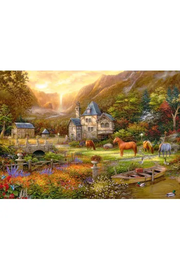 Puzzle 1000 el. The Golden Valley CherryPazzi