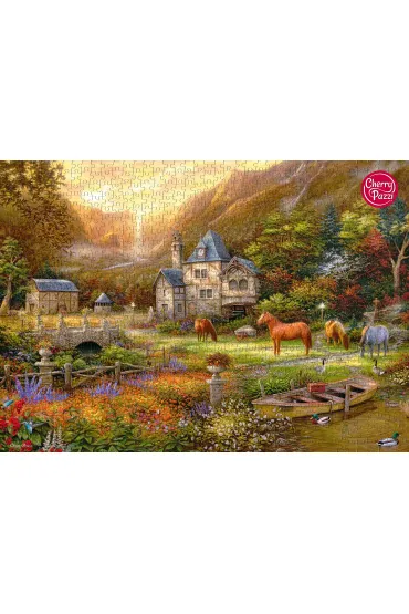 Puzzle 1000 el. The Golden Valley CherryPazzi