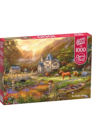 Puzzle 1000 el. The Golden Valley CherryPazzi
