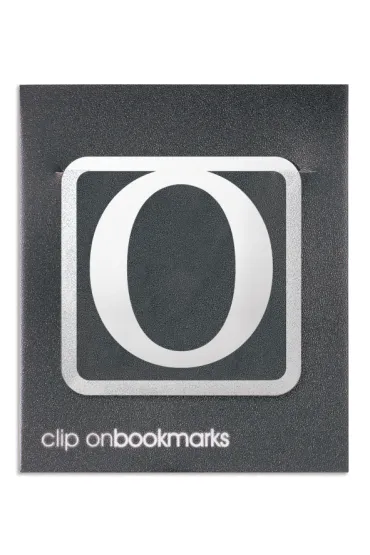 If Metalowa zak�adka - Litera O Clip-on