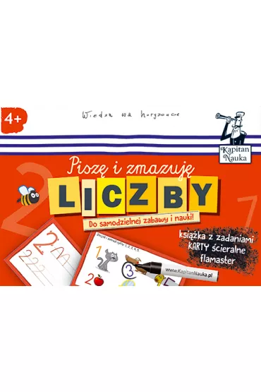 Liczby. Pisz� i zmazuj�. Kapitan Nauka