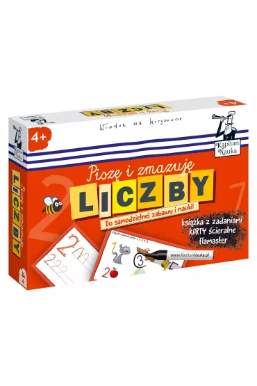 Liczby. Pisz� i zmazuj�. Kapitan Nauka
