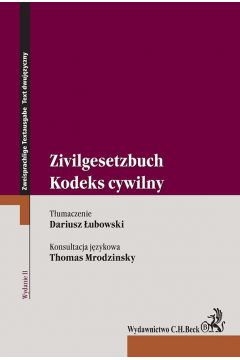 eBook Kodeks cywilny. Zivilgesetzbuch. Wydanie 2 pdf mobi epub