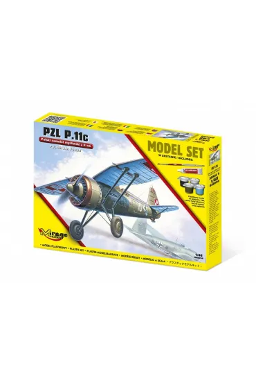 Polski samolot my�liwski z II w� PZL P.11c Mirage Hobby