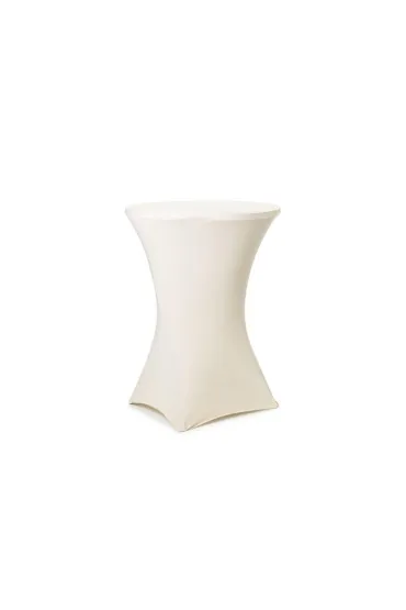 PartyDeco Pokrowiec na st� koktajlowy cappuccino 80x110cm