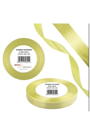 Brewis Wst��ka satynowa 6mm gruszkowy 32 m