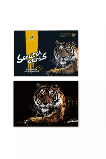 Twoje Hobby Tiger. Magiczna zdrapka - wydrapywanka 40.0 x 28.5 cm