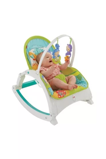 Fisher-Price Fotelik-bujaczek Od niemowlaka do przedszkolaka CMR10