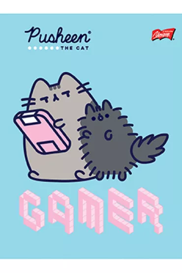 St. Majewski Zeszyt A5 Pusheen kratka 32 kartki 1 szt.