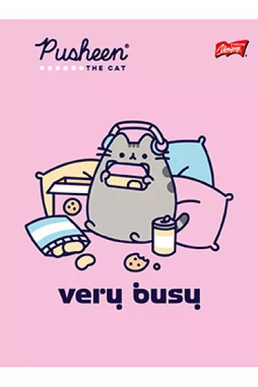 St. Majewski Zeszyt A5 Pusheen kratka 32 kartki 1 szt.