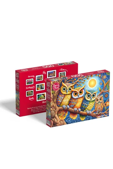 Puzzle 500 CherryPazzi Moonlight Owls 20449