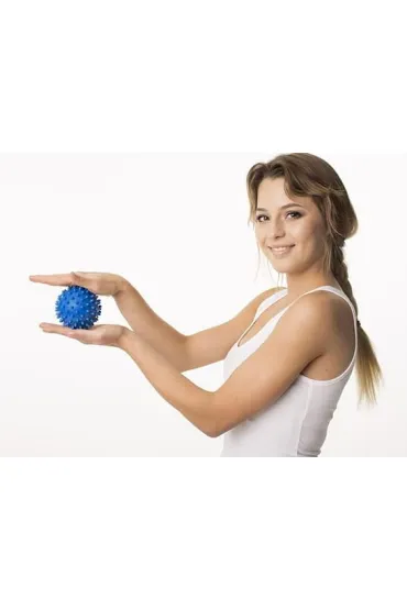 Tullo Fizjo Spiky Massage Pi�ka rehabilitacyjna zielona 7,6 cm