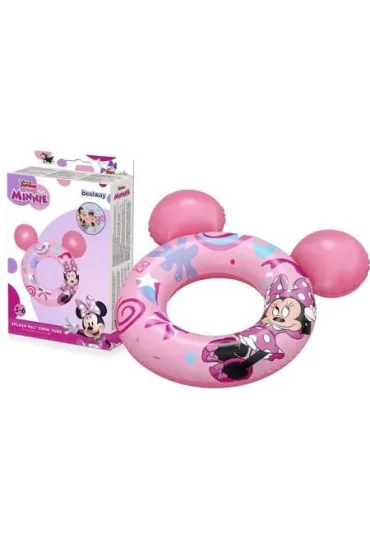 Ko�o do p�ywania z uszami Myszka Minnie 74x76cm Bestway