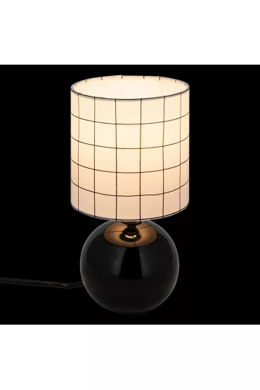 Atmosphera Lampka stoowa Timeo W kratk 25 cm