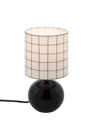 Atmosphera Lampka stoowa Timeo W kratk 25 cm