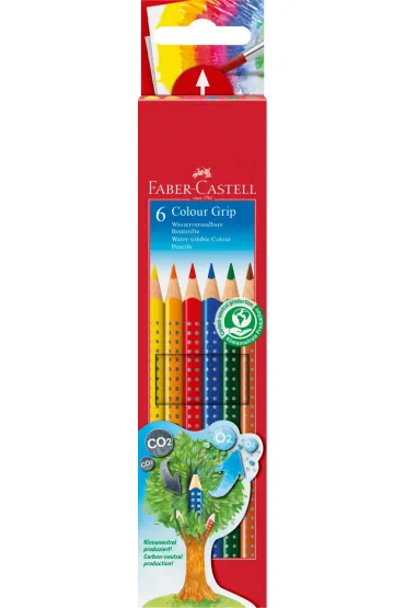 Faber-Castell Kredki grip 2001 6 kol. opakowaniekartonowe