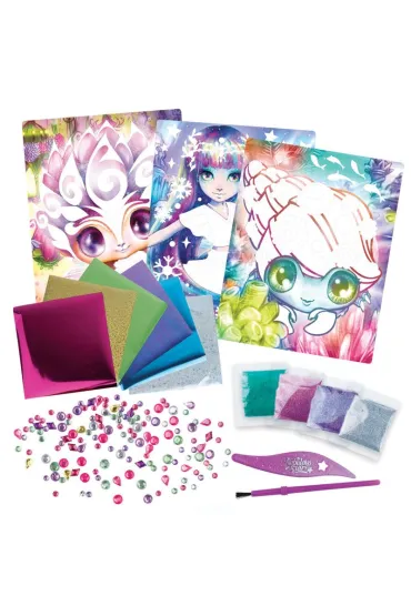 Album do scrapbookingu z foli� i brokatem Marinia Nebulous Stars