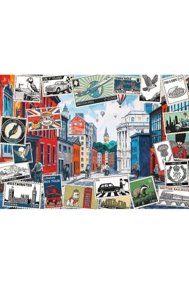 Puzzle 500el Creative Pozdrowienia z Londynu TREFL 37563  TR