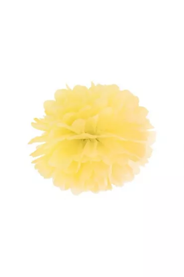 PartyDeco Pompon bibu�owy ��ty 25cm