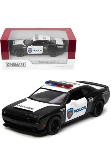 Dodge challenger demon policja 1:40 Kinsmart