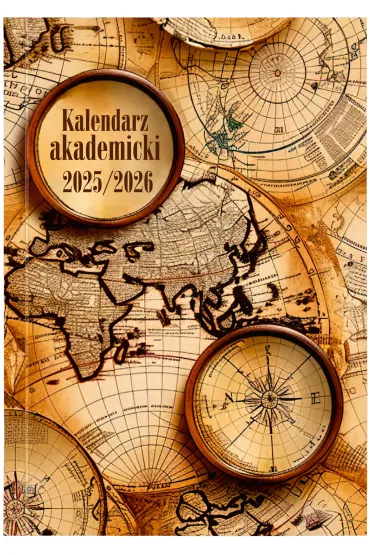 Wok� Nas Kalendarz akademicki 2025/2026 A5 tygodniowy PCV Mapa