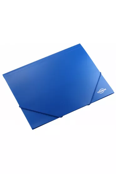 Titanum Teczka PP A4 z gumk� niebieska