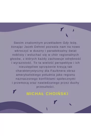 Gdy le��, konaj�c - William Faulkner