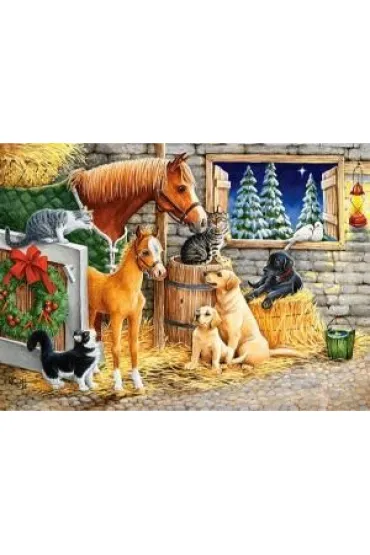 Puzzle 300 el. Gathering Friends Castorland