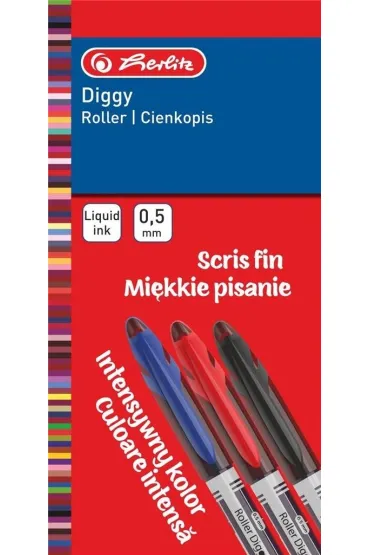 Herlitz Cienkopis Diggy 0,5 mm niebieski