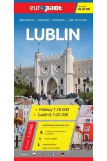 Lublin, Pu�awy, �widnik Plan miasta skala 1:20 000