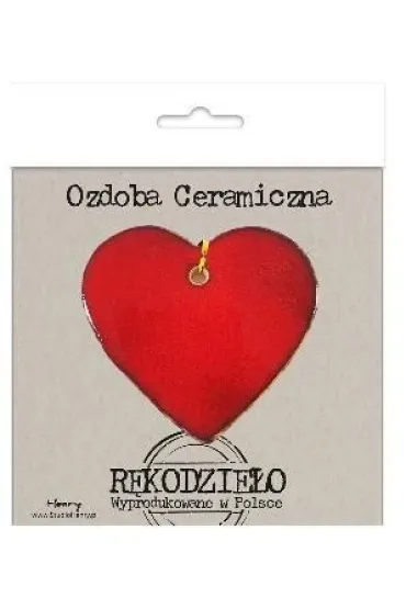 Henry Zawieszka ceramiczna - Serce