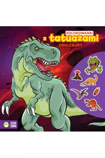 Dinozaury. Kolorowanki z tatua�ami