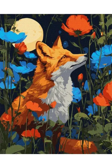 Ideyka Malowanie po numerach - Kwiaty pod �apami 40x50cm