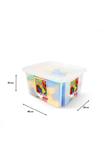 Klocki 132 elementy Kids Blocks w pojemniku 41270