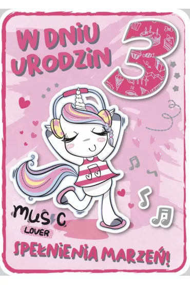 Armin Style Karnet Urodziny 3 GM-686