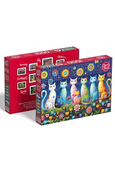 Puzzle 1000 el. Cute Whiskers 31285 CherryPazzi