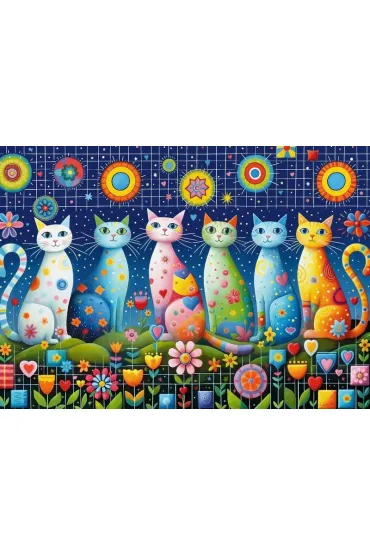 Puzzle 1000 el. Cute Whiskers 31285 CherryPazzi