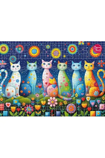 Puzzle 1000 el. Cute Whiskers 31285 CherryPazzi